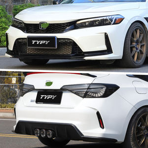 11th Gen para <span class=keywords><strong>Civic</strong></span> Type-R Kit de cuerpo completo Modificación Parachoques trasero delantero Rejilla Tubo de escape Luces de circulación diurna ABS - Product Image 2