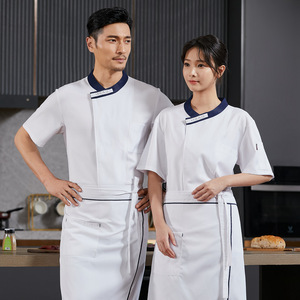 Chemise <span class=keywords><strong>de</strong></span> chef <span class=keywords><strong>professionnelle</strong></span> pour homme, uniforme <span class=keywords><strong>de</strong></span> cuisinier, veste <span class=keywords><strong>de</strong></span> <span class=keywords><strong>cuisine</strong></span>, vêtements <span class=keywords><strong>de</strong></span> travail pour restaurant, hôtel, boulangerie, serveur, unisexe - Product Image 3