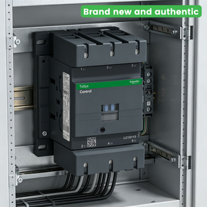 Contactor LC1D115BD Original, Nuevo, Fabricado en República Checa, Corriente 115A, Voltaje de Bobina DC24V, Trifásico - Product Image 1