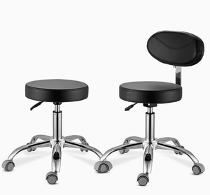 Fauteuil de technicien esthétique dentaire avec réglage en hauteur et fonctions pivotantes pour salons de manucure et de coiffure - Product Image 5