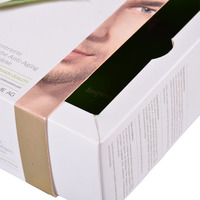 Boîte en papier à tiroir coulissant personnalisée, boîte d'emballage cosmétique à tiroir coulissant avec plateau intérieur vert pour ensemble de produits de beauté