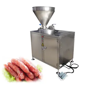 Stainless Steel Automatic Piston Sausage Filler Making Machine / Small Scale Plant/ Ham Stuffer