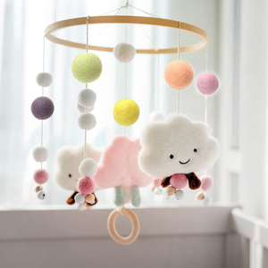 Yün keçe top oyuncaklar kediler ve yavru eğlenceli sevimli renkli yumuşak sessiz keçeli kumaş topları için benzersiz kedi severler kedi oyuncak top - Product Image 5