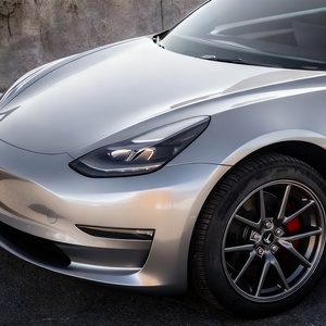 Super Glossy PET Liquid Metallic Silver Car Wrap Stickers Automotive Vinyl Wrap Car Film - Product Image 2