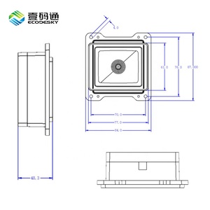 Emt6052brf ngoài trời không thấm nước Máy quét mã vạch 1D 2D NFC <span class=keywords><strong>RFID</strong></span> QR đọc mã hệ thống kiểm soát truy cập - Product Image 2