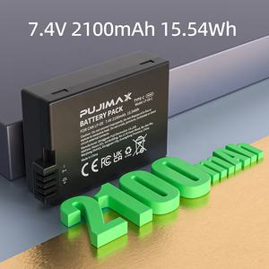 PUJIMAX 2 Adet 7.4V 2100mAh USB C Şarjlı Li-ion Şarj Edilebilir LP-E8 Kamera Pili Canon EOS 550D 600D Kiss X4 X5 X6 X7i için - Product Image 3