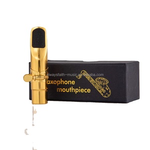 Di alta qualità E-Flat sassofono contralto Set bocchino 3 pz in ottone testa Sax regalo scatolato strumenti musicali accessori - Product Image 4