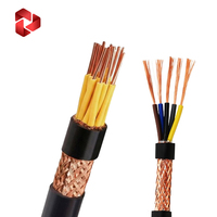 Câble de transmission de signal RVVP 8 conducteurs 24AWG, fil de cuivre double blindage