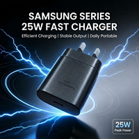Chargeurs et adaptateurs personnalisés 25W, chargeur portable rapide, chargeur mural de type C, adaptateur secteur pour Samsung Galaxy ou autres téléphones