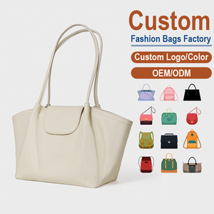 Bolso Tote de Cuero Vacuno de Grano Completo TOGO Directo de Fábrica, Bolso de Hombro de Cuero Genuino Suave con Textura Granulada para Mujer - Product Image 1