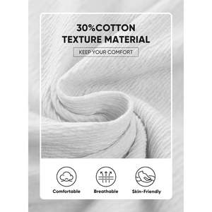 กางเกงขาสั้นชายหาดผ้าฝ้ายเอวยางยืดมีกระเป๋าและกางเกงว่ายน้ำ7นิ้วแบบลำลองออกแบบได้ตามต้องการ - Product Image 2