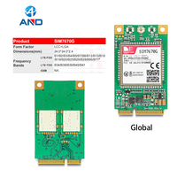 Módulo SIMCom A7670G 4G LTE Cat 1 Mini PCIe, Bandas Globales GSM GPRS, Módulo de Comunicación
