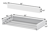 Cintre mural pliant pour le séchage des vêtements, porte-serviettes rétractable pour l'intérieur et l'extérieur, support chauffant pour sèche-linge