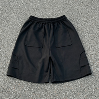 Shorts de jogging amples pour hommes, imprimés sur mesure, longueur genou, déchirés, effet usé, style vintage, délavés à l'acide