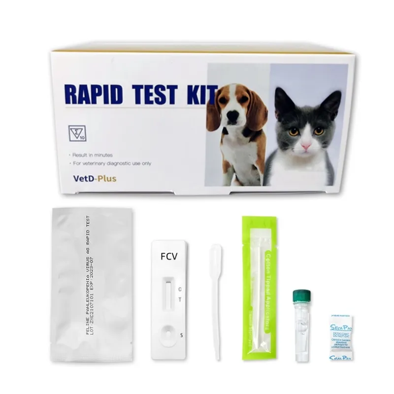 مجموعة اختبار مضاد Calicivirus (FCV Ag) للقطط تستخدم في المنزل نتيجة سريعة من GooDoctor