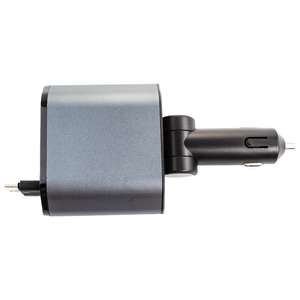 Sản Phẩm Mới 100W Nhanh Chóng Xe Sạc 4 Trong 1 Xe Nhẹ Hơn Cổng USB Phổ Có Thể Thu Vào Xe Sạc Adapter Với Cáp - Product Image 4