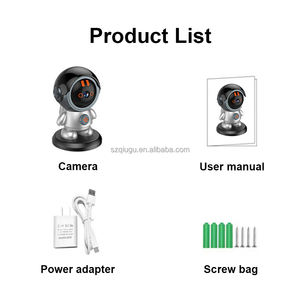 كاميرا شبكية PTZ تعمل في الأماكن المغلقة بزاوية 360 درجة عرض واسع مزودة بمستشعر للحركة مع ذاكرة تخزين على بطاقة SD لكاميرا المراقبة - Product Image 6