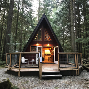 Casa Triangulo Tipo إطار Desmontable Con Aislamiento Termico Y Estructura Metalica مجلفن مثالي Para Airbnb O Resort - Product Image 1