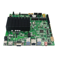 Placa base de PC Mini-ITX delgada de fábrica de alta calidad con DDR4 VGA 2 COM 5 SATA MSATA en Office
