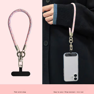 สายคล้องโทรศัพท์<span class=keywords><strong>มือ</strong></span>ถือแบบหมุนได้ สีพื้น ยี่ห้อ Lulin ปรับความยาวได้ 30 ซม. สายคล้องข้อมือแบบสั้น สำหรับทุกเพศ พร้อมคลิปล็อคในตัว ป้องกันการลื่นหลุด - Product Image 6