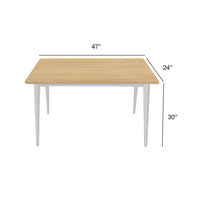 Bureau d'ordinateur en bois de style moderne et simple Mobilier de bureau durable pour l'apprentissage et le travail Table d'ordinateur pour la maison ou le bureau