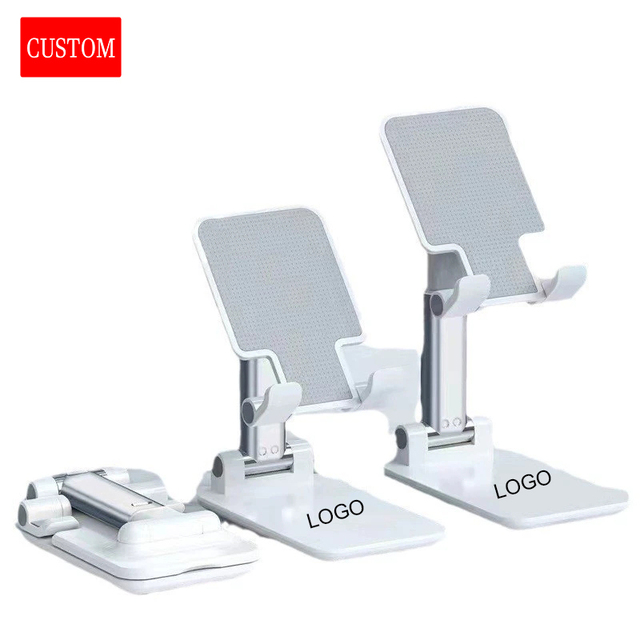 Custom Logo Portable Phone Holder Tablet Stand Angle Height Adjustable Phone Stand Foldable Cell Phone Stand for Promotional