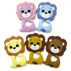 Juguete de Peluche al por Mayor, Anillo de Dentición con Forma de Animal de Dibujos Animados, Mordedor No Tóxico para Bebés Recién Nacidos, Certificado EN71/CPSIA/AU, Grado Alimenticio - Product Image 1
