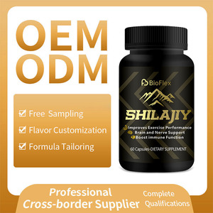 Cápsulas de Shilajit Puro del Himalaya al por Mayor, Marca Privada OEM, Suplemento Natural de Shilajit, Extracto de Melena de León y Musgo Marino - Product Image 5