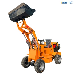 Minicargadora Versátil de Alta Resistencia <span class=keywords><strong>con</strong></span> Tracción en las 4 Ruedas, Ancho de Cucharón de 1.2m, Eje de Acero de Alta Resistencia y Bomba de Aceite para Movimiento de Tierras y Excavación - Product Image 1