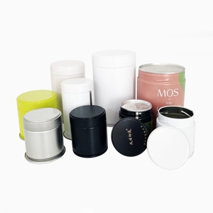 Wholesale Food Grade 40g Matcha Tea & <b>Chocolate</b> Tinplate Packaging <b>Tin</b> Can Small Round with Screw Lid - Product Image 2