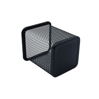 Porte-stylo en métal noir organisateur de bureau en maille pot à stylo carré et organisateur de crayons