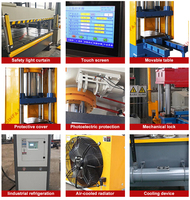 Prensa Hidráulica de 1500 Toneladas con Control PLC, Personalizable, Prensa de Estirado Profundo de 2000 Toneladas para Carrocería Interior Automotriz y Utensilios de Cocina