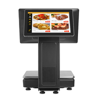 Gran Oferta: Terminal Punto de Venta Todo en Uno con Báscula y Pantalla Táctil Dual, Sistema Operativo Windows/Android, Capacidad de 15-30 kg