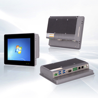 7 pouces IP65 écran tactile industriel Pc capacitif/résistance intégrée/montage mural/bureau/ordinateur sans ventilateur VESA I3/i5/i7