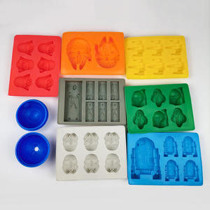 Moule en silicone en forme de robots briques, pour la décoration de gâteaux d'<span class=keywords><strong>anniversaire</strong></span>, bonbons, chocolat, savon et pâtisserie, pour les fans de Star Wars - Product Image 6