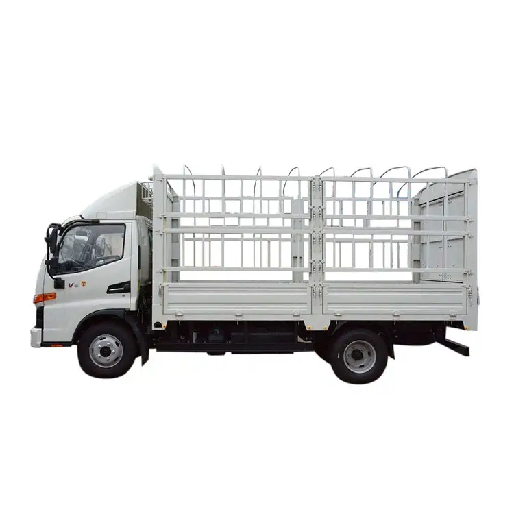 2024 China KEEYAK Jac 4.2m fence cargo truck EURO VI 130hp/95kw truck for goat pig transportation with good quality