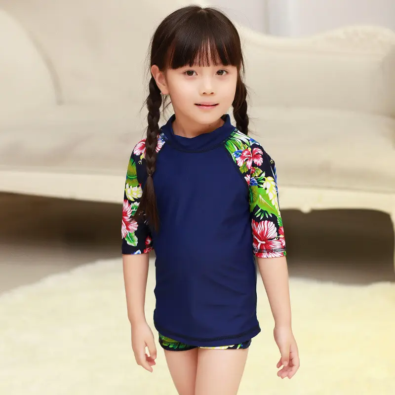 Alibaba web sitesi baskılı tasarım çocuklar mayolar giysi satışı için