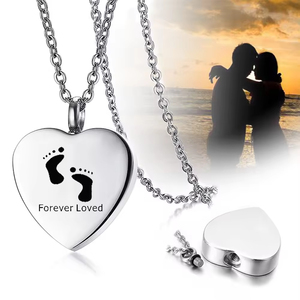 Collar conmemorativo Eternal <span class=keywords><strong>Love</strong></span> Pet-Corazón de acero inoxidable para recuerdo de cenizas de mascotas para perros <span class=keywords><strong>y</strong></span> gatos - Product Image 3