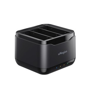 aMagisn <b>Camera</b> Battery <b>Charger</b> 3 Slot Charging Stand With Storage Case For Insta360 Ace Pro 2 - Product Image 2