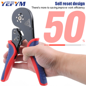 YE16-6E 6-Sided Wire Crimper Pliers Set Cold &amp; Needle Terminal Clamping Hand-Powered Tubular Terminal <strong>Tool</strong> <strong>for</strong> Terminal Crimping - Product Image 4