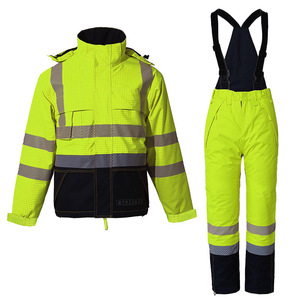 Combinaisons de sécurité ignifuges, vêtements de travail réfléchissants pour le secteur pétrolier, la soudure, l'exploitation minière, les chantiers navals, les uniformes d'aéroport, imperméables en coton - Product Image 2