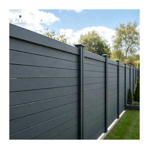 Nouvelle innovation en matière de clôture extérieure de style européen, panneaux WPC pour cour, clôture de <span class=keywords><strong>balcon</strong></span>, panneau décoratif pour clôture - Product Image 1