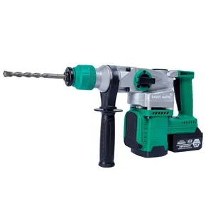 26mm High Power Lithium Brushless Heavy Duty Cordless Jackhammer Concrete Breakers Rechargeable Electric Demolition Hammer Drill