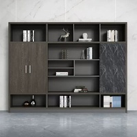 WJG-225X Armoire de classement en bois pour bureau de direction, rangement de documents, bibliothèque sur pied, ignifuge