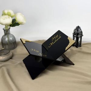 <b>Islamic</b> Gift Acrylic Umrah <b>Book</b> Stand Muslim Hajj Mubarak Quran Holder - Product Image 3