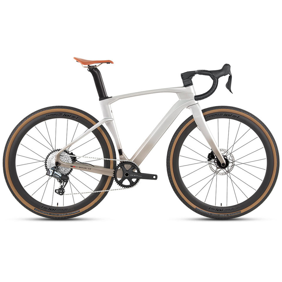 Xe đạp địa hình V3 Carbon Gravel, bộ đề không dây Gex-13 Speed, phanh đĩa thủy lực trục xuyên, thích hợp cho những chuyến đi dài