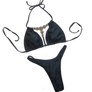 Traje de Baño Azul Sexy para Mujer OUTPACE, Traje de Baño Brasileño Sexy en Venta, Traje de Baño Brillante y Sexy para Dama - Product Image 3