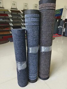 Tappeto Runner in poliestere a righe con supporto in PVC per bambini Design in stile per porta esterna con tessuto a mano - Product Image 4