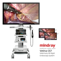 Système de caméra d'endoscopie vétérinaire portable Mindray Vetina CS7 Full HD 4K avec source de lumière LED 80W et enregistrement vidéo