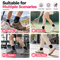 Attelle de cheville tricotée sur mesure, manchon de compression élastique pour le badminton, l'entraînement physique et les sports de plein air
